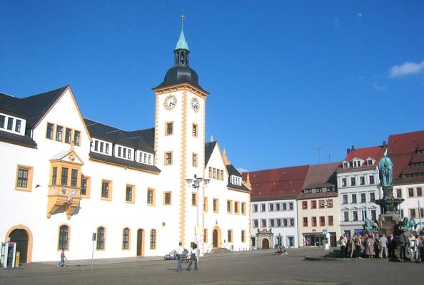 Freiberg Obermarkt Rathaus